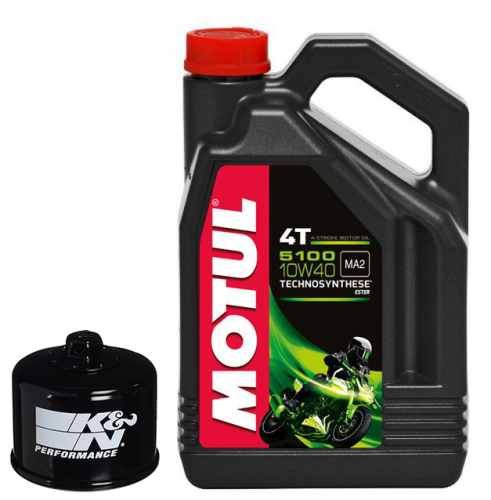 MOTUL 5100 MA2 4T 10W40 4L + filtr KN
